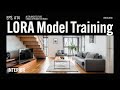 Interior design ai lora model training  ai for architecture stablediffusion