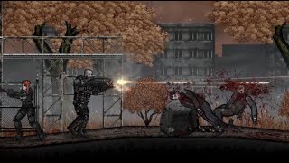 Leaden Sky - Incredibly Brutal Run N' Gun Side Scrolling Arcade Shooter screenshot 2