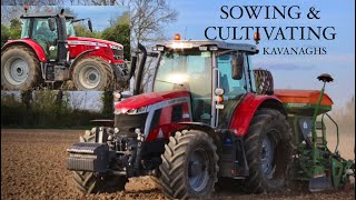 MASSEY FERGUSON 6S.165 & 7715S Sowing and cultivating ! ~ Kavanaghs.