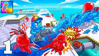 Dye Hard - Color War - Gameplay Walkthrough Part 1 - Paint the Battlefield & Defeat Everyone! screenshot 2