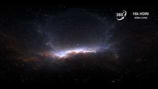 New project 3762: Animation of a space scene using a 16k HDRI texture.