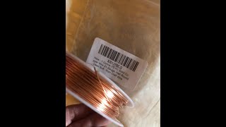 22 Gauge, 99.9% Pure Copper Wire (Half Round) Dead Soft CDA #110 Made in USA - 25FT by CRAFT  Review screenshot 5