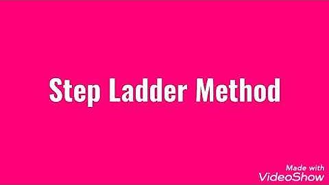 Step Ladder Method