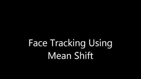 CamShift and MeanShift Tracking demo