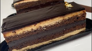 طرانش بذوق الشوكولا  و القهوة بنة رهيبة 😍les tranches de  pâtisserie