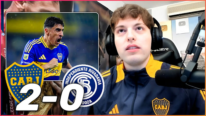 DAVOO XENEIZE REACCIÓN A BOCA 2 INDEPENDIENTE 0 *pero rivadavia*