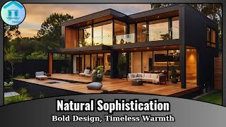 Black and Wood: Natural Elegance in Modern Rustic Design
