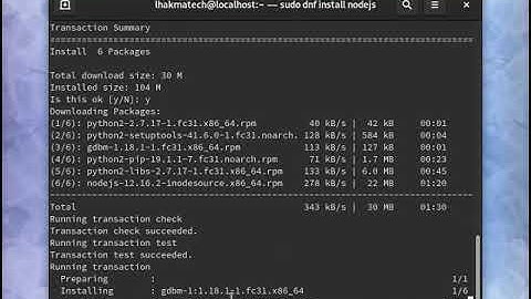 How to install latest nodejs on fedora