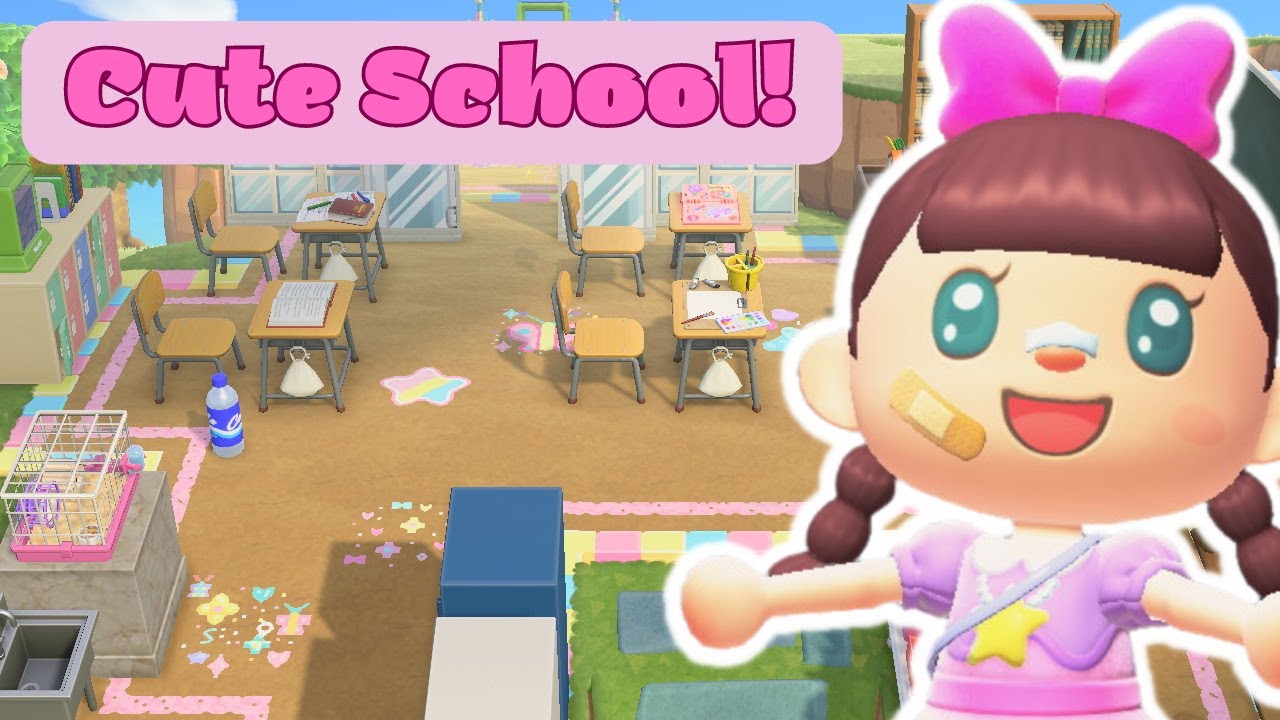 Cutesy School Speed Build Kidcore Candy Land Animal Crossing New