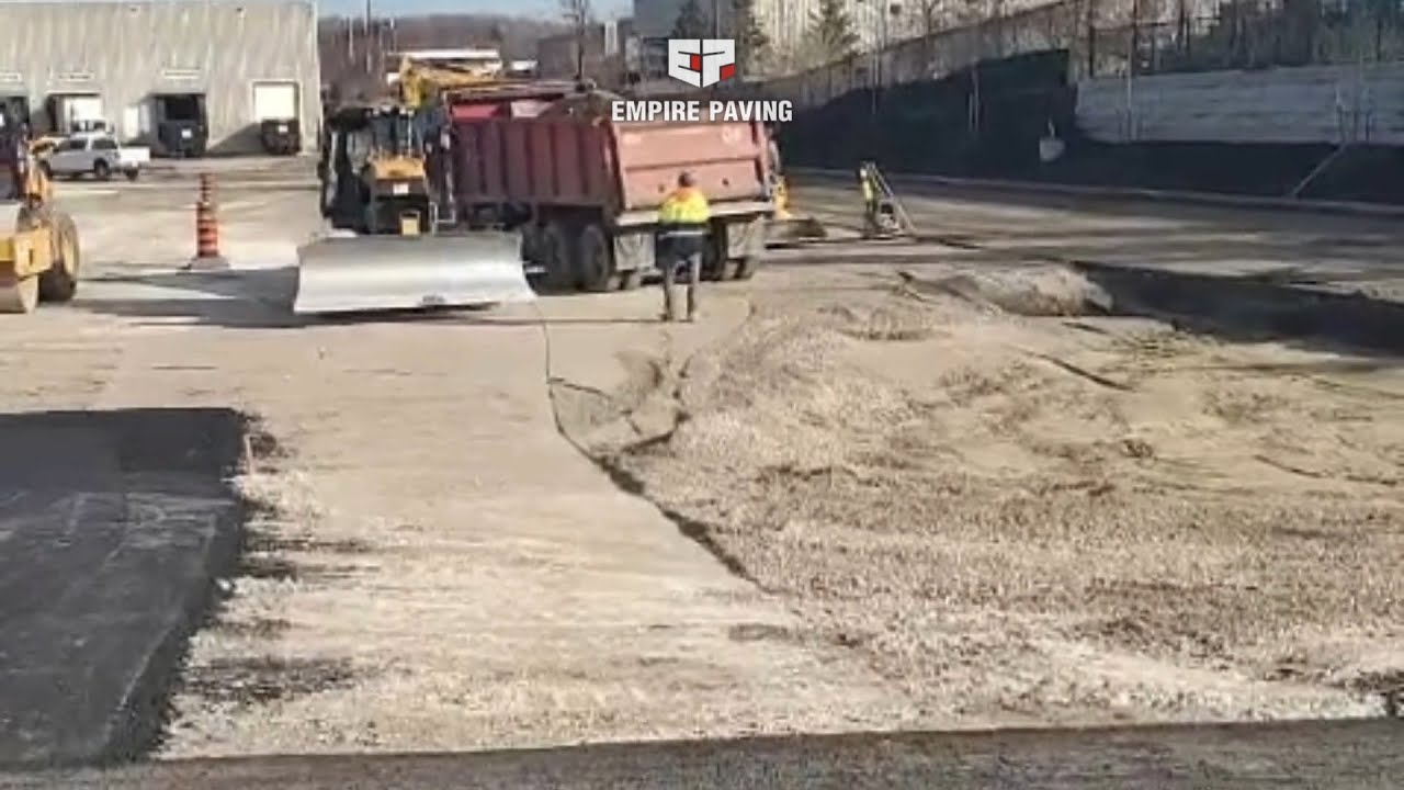 Roadway Preparation & Base Work | Commercial Paving Project | Empire Paving