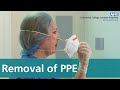 Removal of PPE