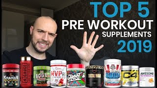 Top 5 PRE Workout Supplements 2019
