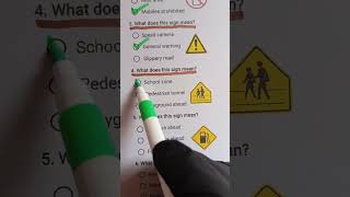 Driving Test Road Signs Explained | Traffic Signs MCQs for Learner Drivers | Easy English