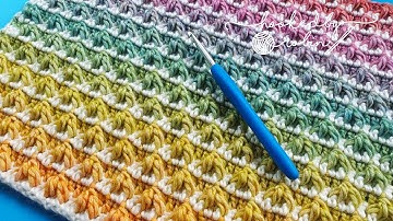 How to Crochet the Leafhopper Cluster Stitch 🧶