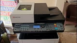 How to scan Continues pages | Scan All documents and print with one click. Kyocera printer setting