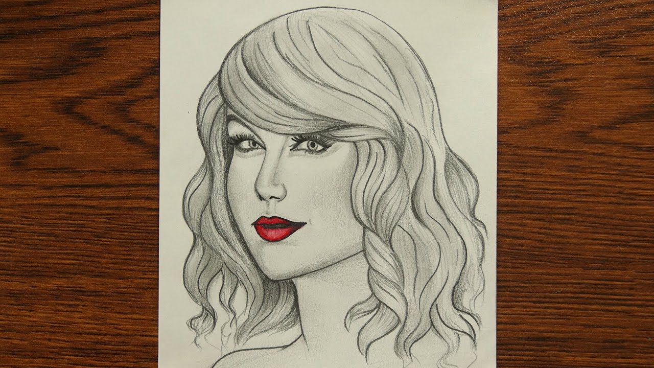 ChriSketch Drawing Art - Made a quick sketch of Taylor Swift