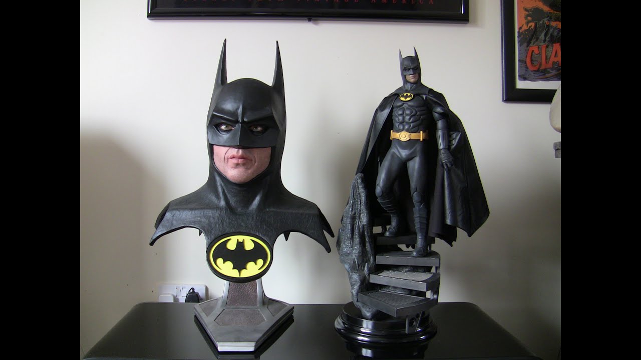 michael keaton batman statue