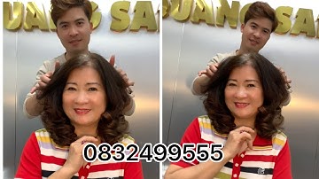 Uốn cứng hoá cho tóc bạc 90%