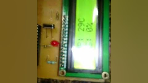 Temperatures dependent fan using Atmega328p