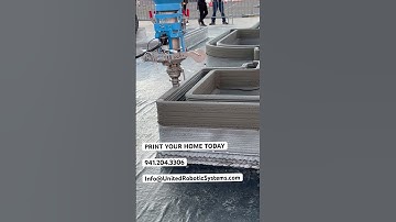 Robot creates concrete house #contractor #construction #tools #automation  #constructiontips