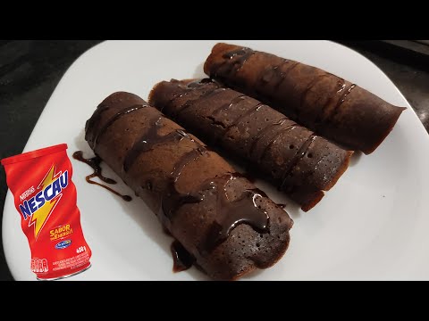 Vídeo: Panquecas Com Chocolate