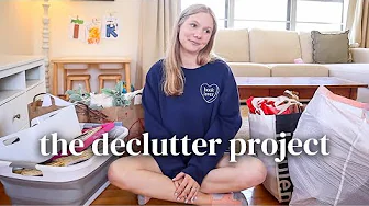 I didn’t know I had this much stuff 🧺 | living room DECLUTTER & home organization ideas