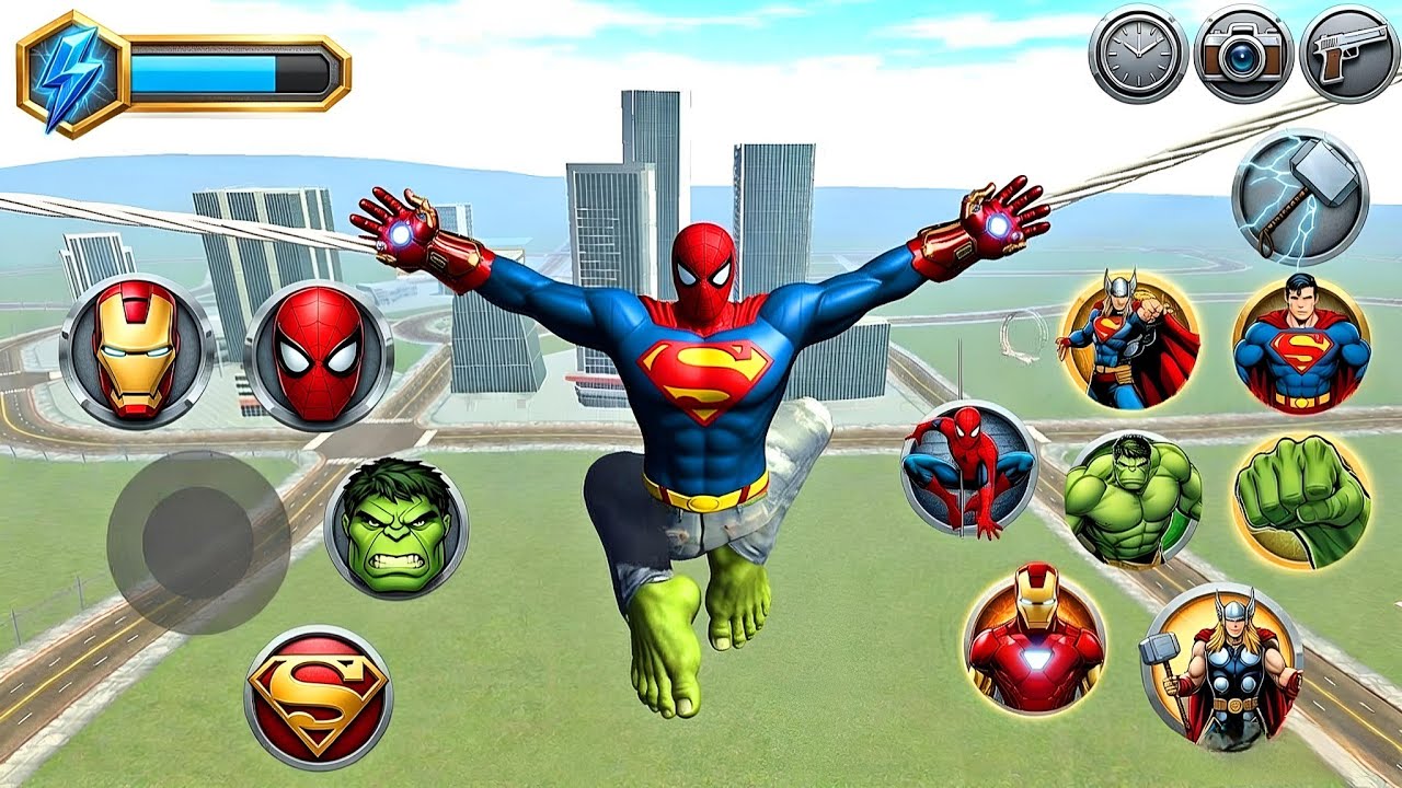 All Avengers Powers in ONE Character! 🔥 Indian Bike Driving 3d 