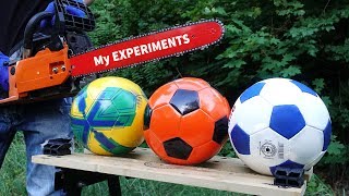 EXPERIMENT: CHAINSAW VS SOCCER BALL