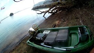 釣りデイキャンプして自作野天風呂に入ったよ！