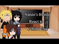 Naruto and his friends react to Uchiha | part 1 | desc