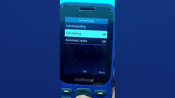 How to activate call waiting on jio Bharat b1 4g // call waiting