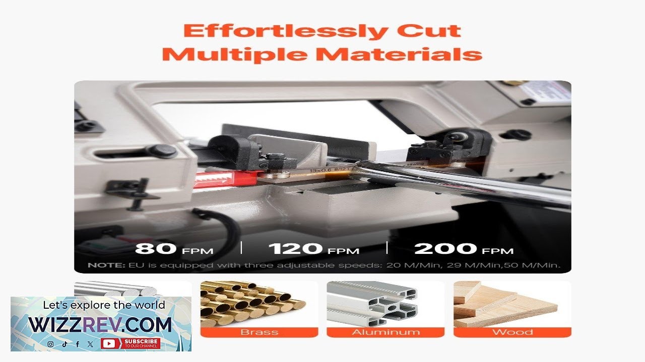 Metal Horizontal Band Saw 4 in x 6 in 550W Motor Variable Review