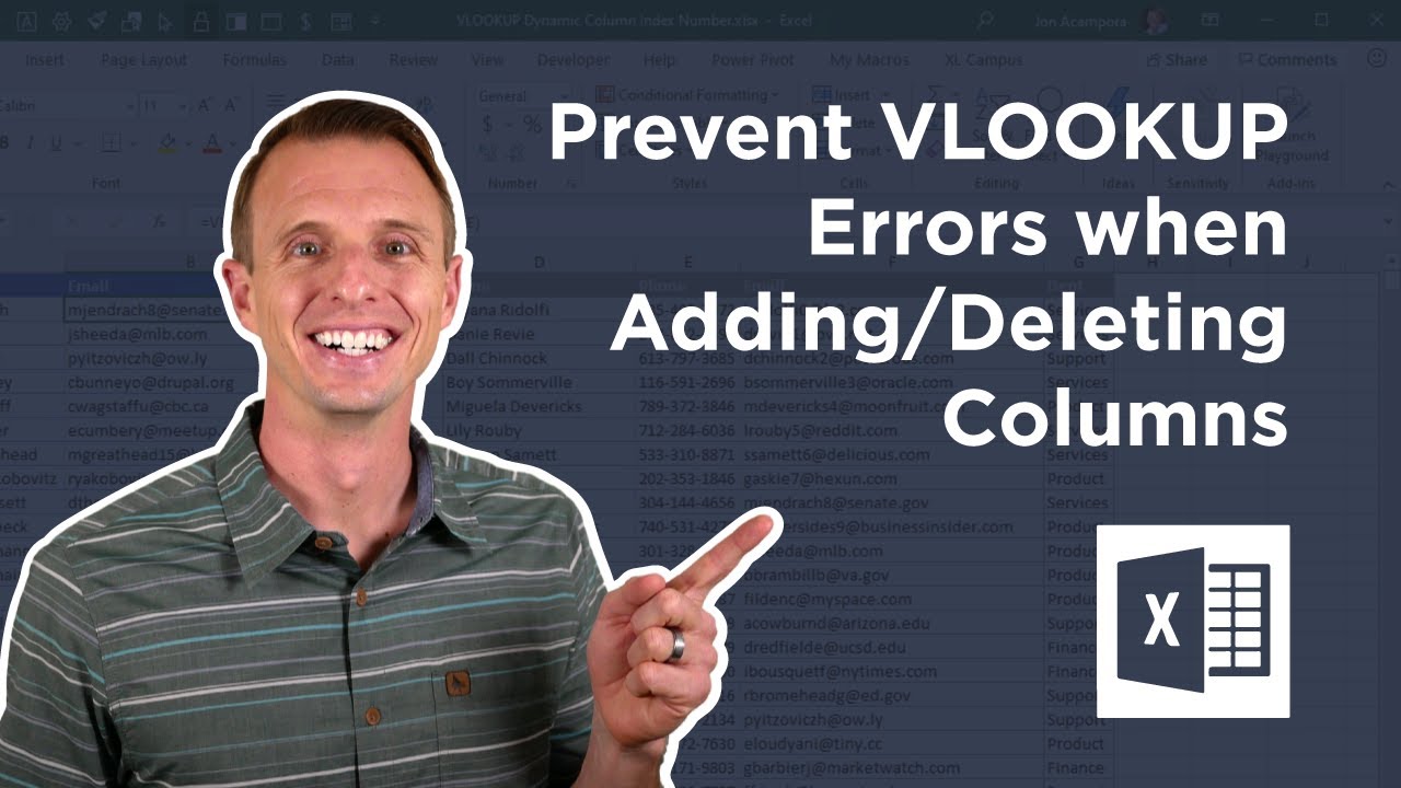 How to Prevent Vlookup Errors when Inserting or Deleting Columns (#REF! Error) How to Prevent Vlookup Errors when Inserting or Deleting Columns (#REF! Error)