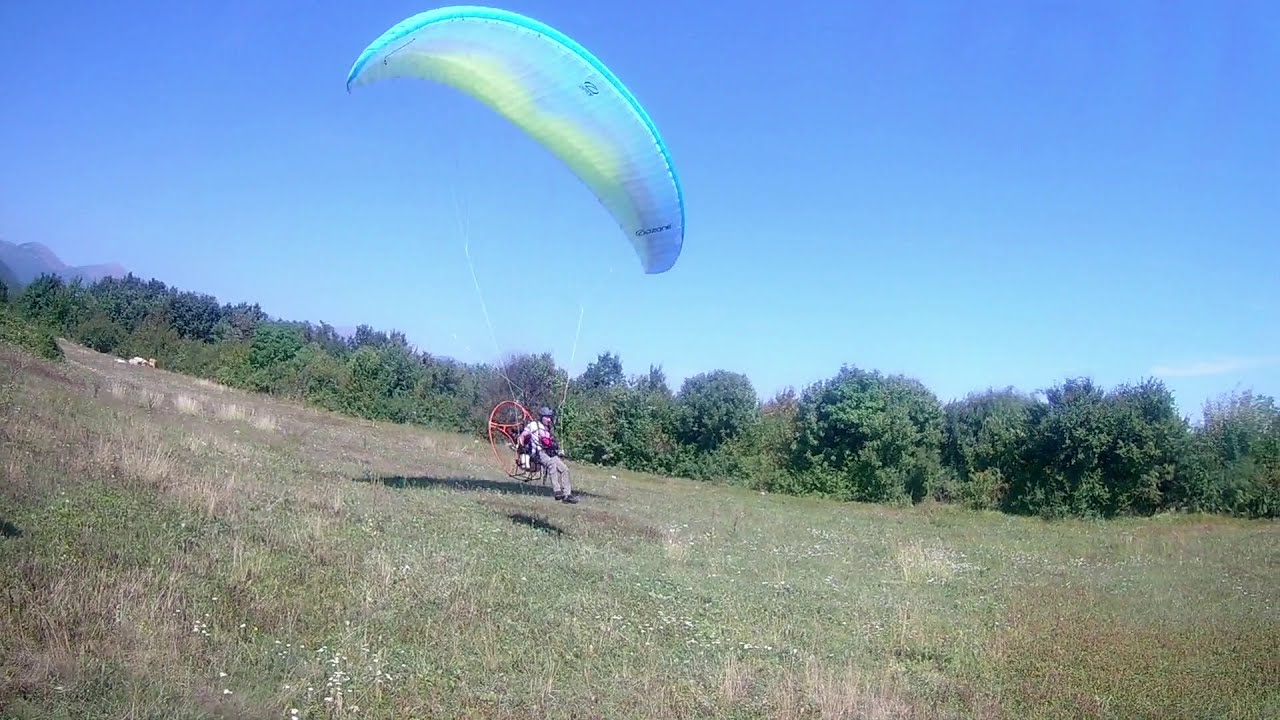 Paramotor landing YouTube