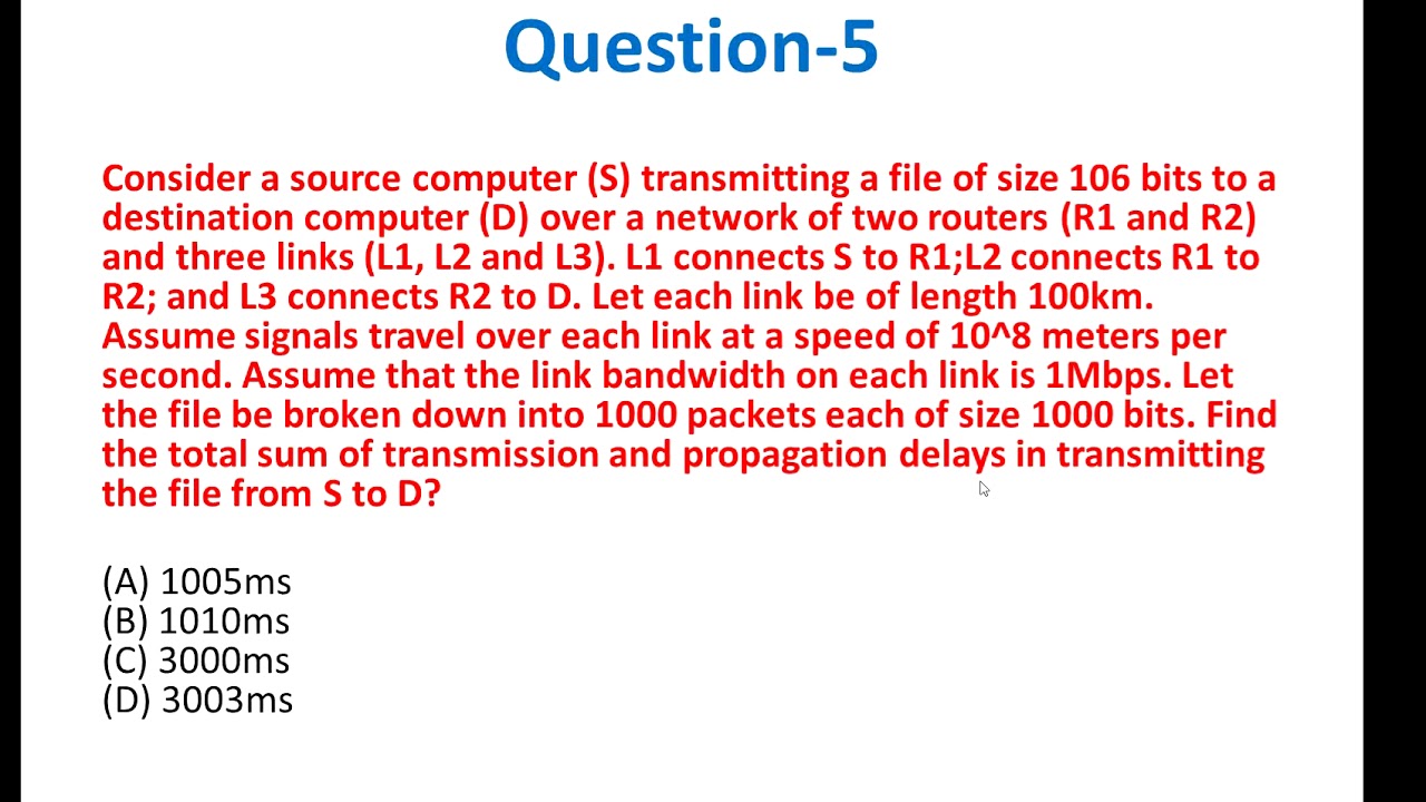 computer network essay questions