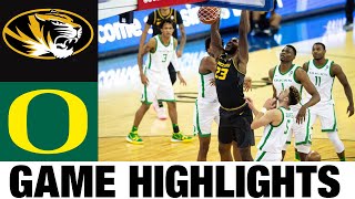 Missouri vs #21 Oregon Highlights 2020 College Basketball Highlights