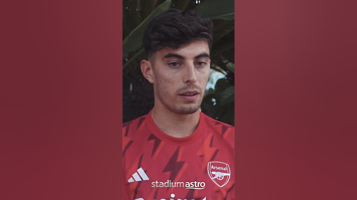 Kai Havertz' first words as an official Gunner!