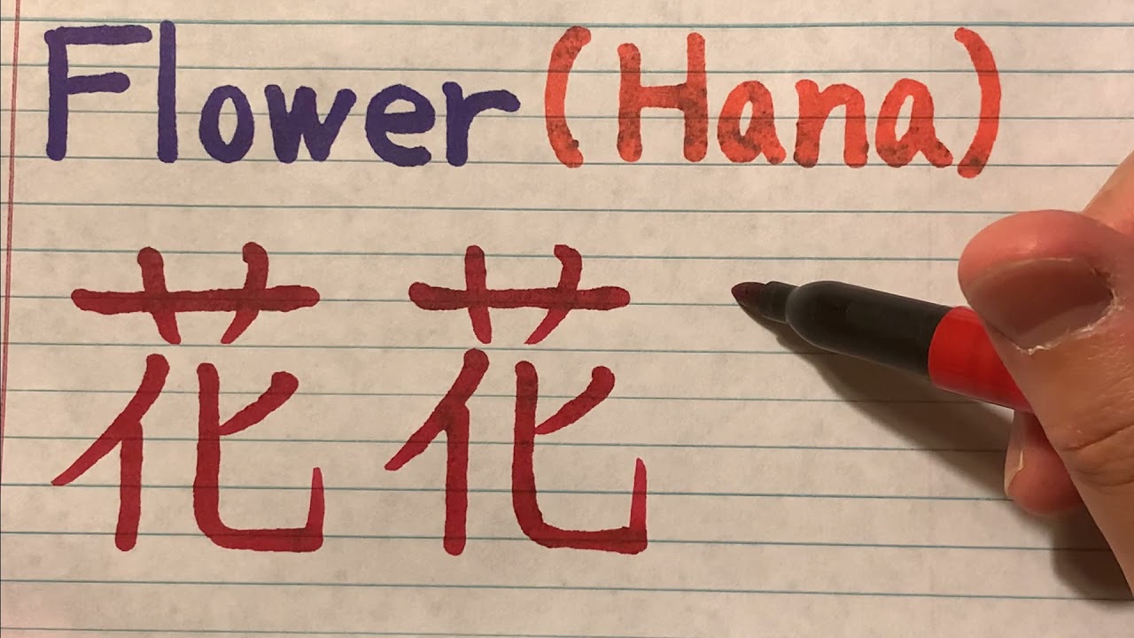 Japanese Symbol For Flower Japanese Word SVG Bundle, Love Kanji