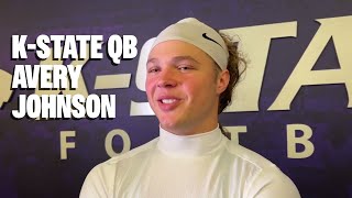 Kansas State QB Avery Johnson talks spring football