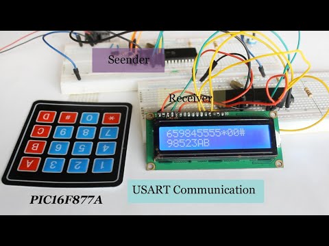 USART data communication using PIC microcontroller and Mikro C