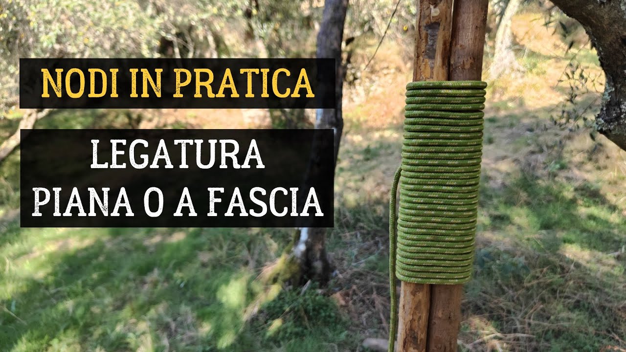 LEGATURA PIANA O A FASCIA PER UNIRE DUE PALI