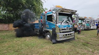 ดุเดือดลากกันสุดมันส์งานบุญวัดสุขุมาลัย Dump Truck