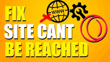 How To Fix Opera GX This Site Can