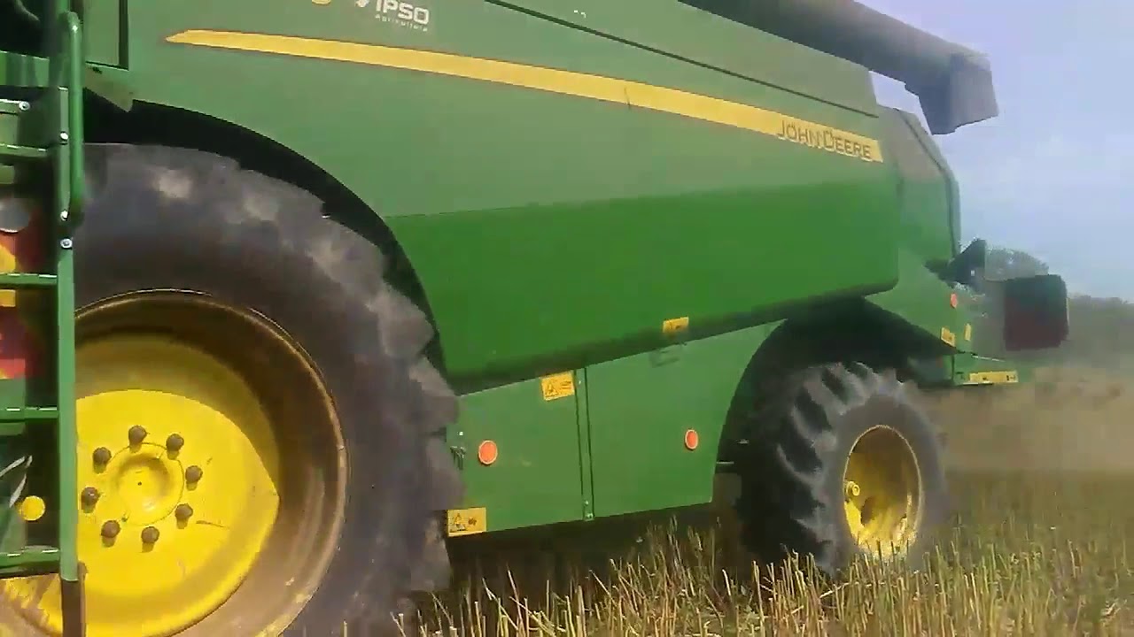 John Deere W440 Raps Harvester with heder 616R