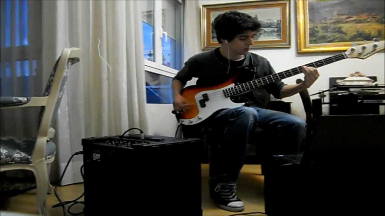 Coldplay Clocks (bass cover) YouTube