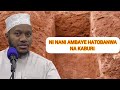 KUBANWA NA KABURI NI KWA KILA MTU//DUKTUR ISLAM MUHAMMAD