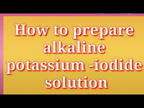 ভিডিও: ক্ষারযুক্ত দ্রবণ কীভাবে প্রস্তুত করবেন