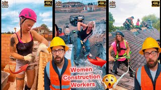 Women in Construction: Breaking Barriers on the Job Site 👷💯💪 #adamrose #womeninconstruction