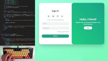 ASMR Programming - Animated Login Page - No Talking