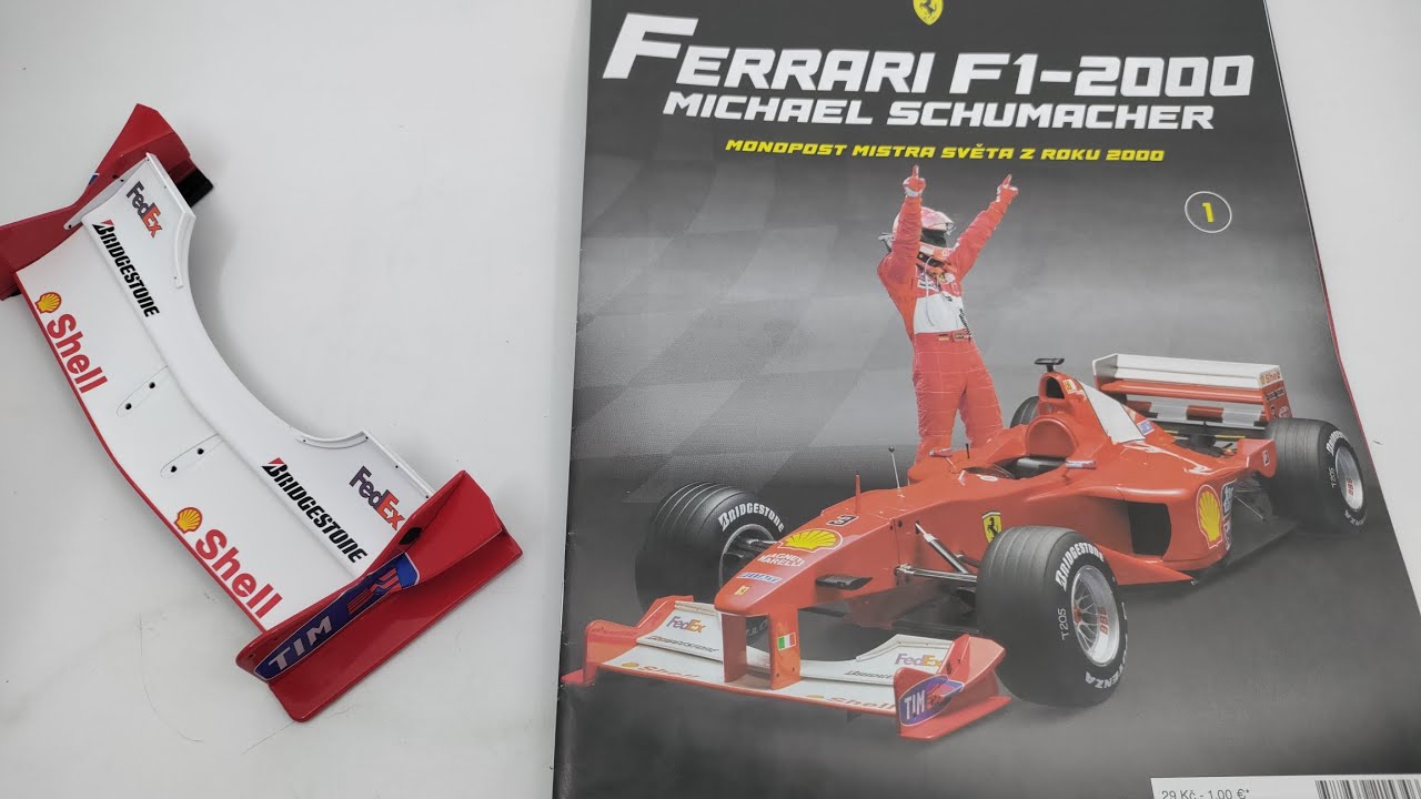 Proč (ne)kupovat Ferrari F1-2000 Michaela Schumachera v 1:8? - Centauria - recenze a stavba 1. čísla